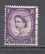 Sellos: GRAN BRETA&Ntilde;A,ELISABETH II, USADO - Foto 1