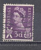 Sellos: GRAN BRETA&Ntilde;A,ELISABETH II, USADO - Foto 1