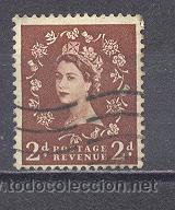 Sellos: GRAN BRETA&Ntilde;A,ELISABETH II, USADO - Foto 1