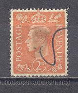 Sellos: GRAN BRETA&Ntilde;A,GEORGE VI, USADO - Foto 1