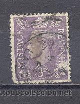 Sellos: GRAN BRETA&Ntilde;A,GEORGE VI, USADO - Foto 1