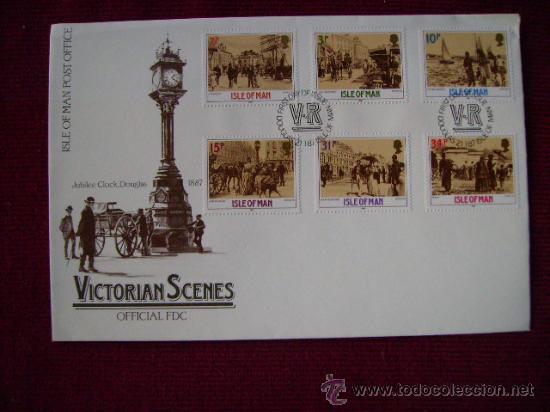 Selos: PRIMER DIA ISLA DE OMAN,1987.GREAT BRITAIN.FDC.