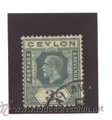 Sellos: CEYLON 1912 - SG NRO. 302 - USADO - Foto 1