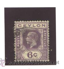 Sellos: CEYLON 1912 - SG NRO. 305 - USADO - Foto 1