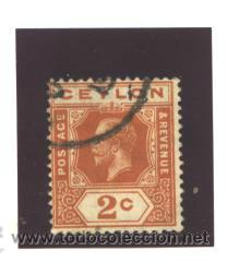 Sellos: CEYLON 1912 - SG NRO. 307 - USADO - Foto 1