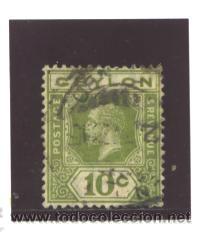 Sellos: CEYLON 1912 - SG NRO. 313 - USADO - Foto 1