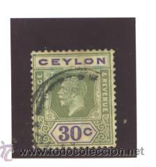 Sellos: CEYLON 1912 - SG NRO. 320 - USADO - Foto 1