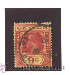 Sellos: CEYLON 1922 - SG NRO. 357 - USADO - Foto 1