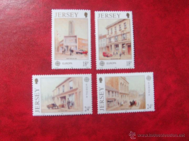 Sellos: JERSEY 1990, YVERT 502-05, MNH-SC - Foto 1