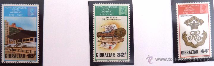 Sellos: SELLOS GIBRALTAR 1987. NUEVOS. - Foto 1