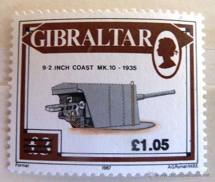 Sellos: SELLOS GIBRALTAR 1987. NUEVO - Foto 1