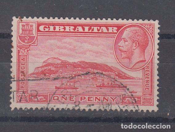 Sellos: gibraltar 91a usada, barco - Foto 1