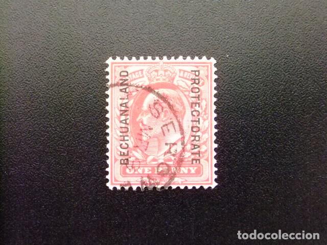 Sellos: 50 BECHUANALAND 1904 1912 / EDOUARD VI / YVERT 24 FU