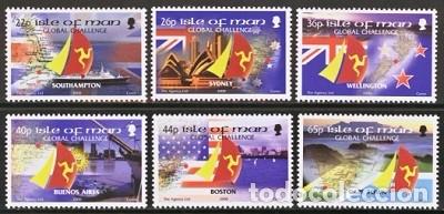 Sellos: [CF5009] Isla de Man 2000, Serie Global Challenge (MNH) - Foto 1