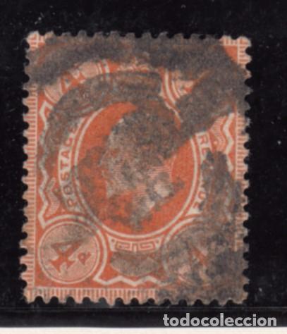 Sellos: gran breta&ntilde;a 122 usada, eduardo VII - Foto 1