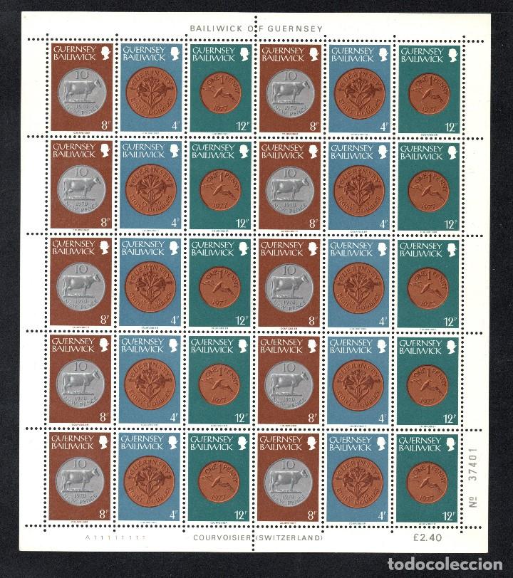 Sellos: GUERNSEY 179a** - A&Ntilde;O 1981 - MONEDAS - Foto 1