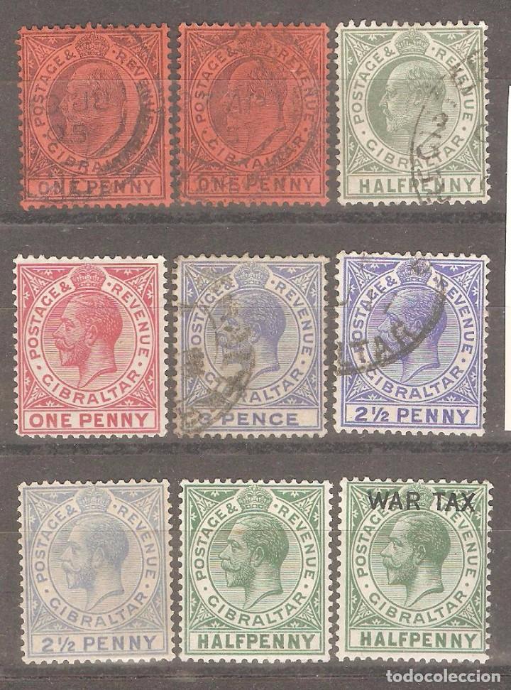 Sellos: GIBRALTAR,VARIOS A&Ntilde;OS. - Foto 1