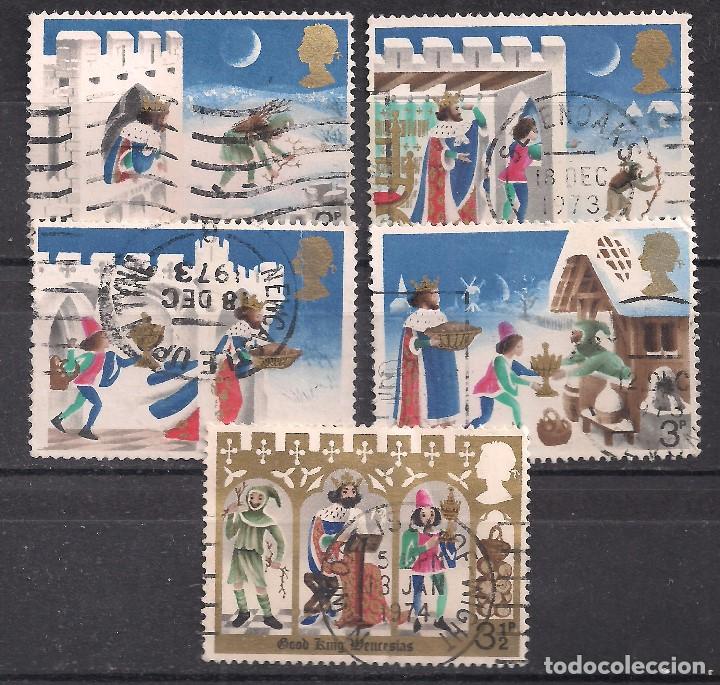 Sellos: GRAN BRETA&Ntilde;A 1973 - USADO - Foto 1