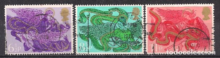 Sellos: GRAN BRETA&Ntilde;A 1975 - USADO - Foto 1