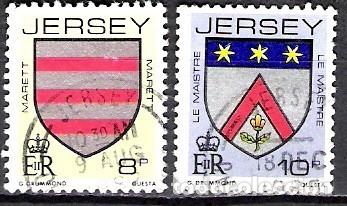 Sellos: GRAN BRETA&Ntilde;A, JERSEY 1981 - USADO - Foto 1