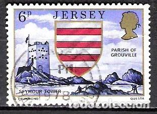 Sellos: GRAN BRETA&Ntilde;A, JERSEY 1976 - USADO - Foto 1