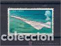 Timbres: avion concord. u.k. . emit. a&ntilde;o 1969