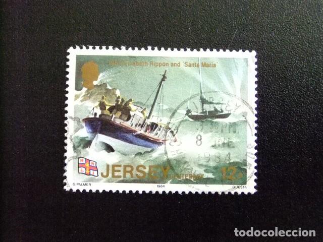 Sellos: JERSEY 1984 Yvert 321 FU - Foto 1