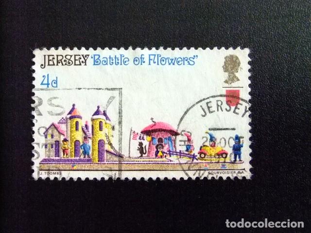 Sellos: 2 JERSEY 1970 Yvert 24 FU - Foto 1