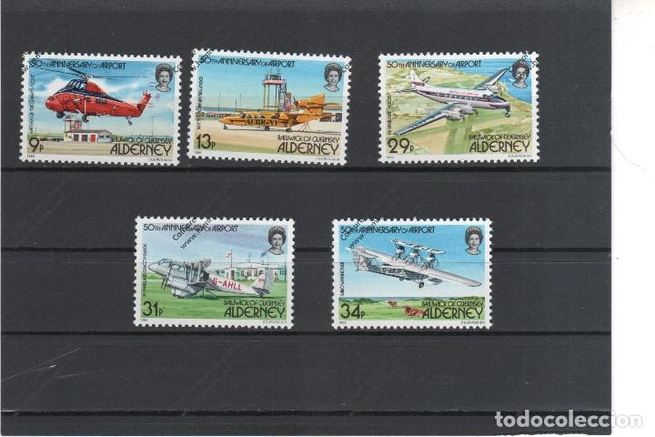 Sellos: ALDERNEY N&ordm; 18 AL 22 (**) - Foto 1