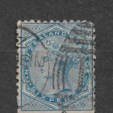 Sellos: NEW ZEALAND 1874 SC 55 6P BLUE 12€ - 7/15