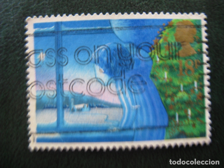 Sellos: inglaterra** 1987 sello usado - Foto 1