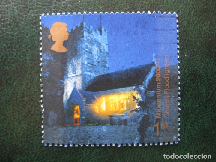 Sellos: inglaterra, a&ntilde;o 2000** sello usado - Foto 1