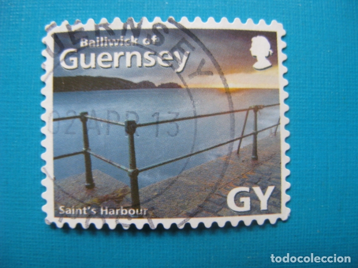 Sellos: guernsey, sello usado - Foto 1