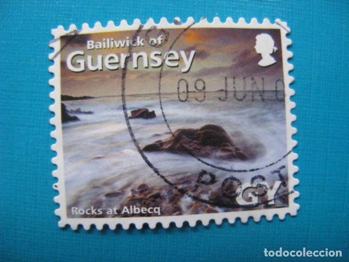 Sellos: guernsey, sello usado - Foto 1
