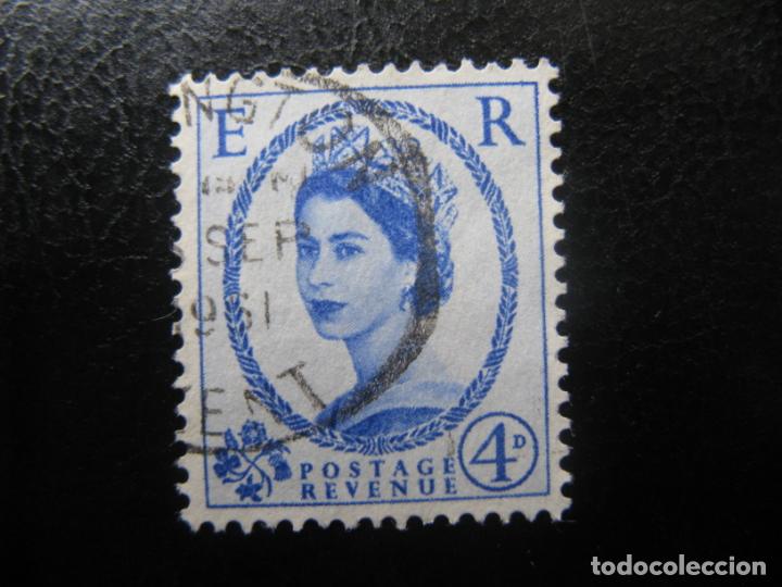 Briefmarken: -inglaterra 1952, isabel II, Yvert 268