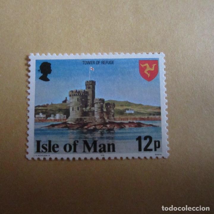Sellos: ISLE OF MAN-ISLA DE MAN 1978, YVERT N&ordm; 106**B, SERIE CORRIENTE VISTAS.