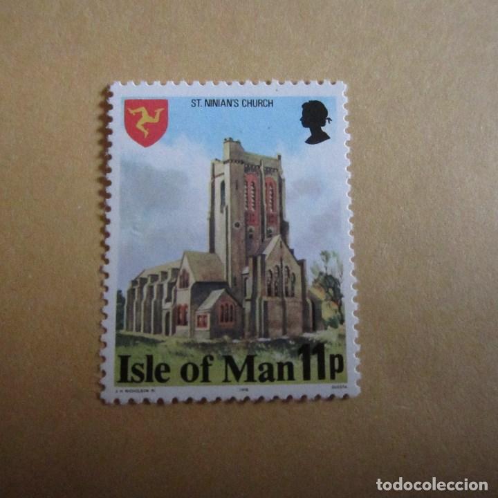 Sellos: ISLE OF MAN-ISLA DE MAN 1978, YVERT N&ordm; 105**A, SERIE CORRIENTE VISTAS.