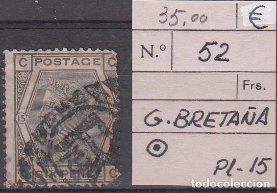 Sellos: GRAN BRETA&Ntilde;A SELLO NUM . 52 - USADO - Foto 1