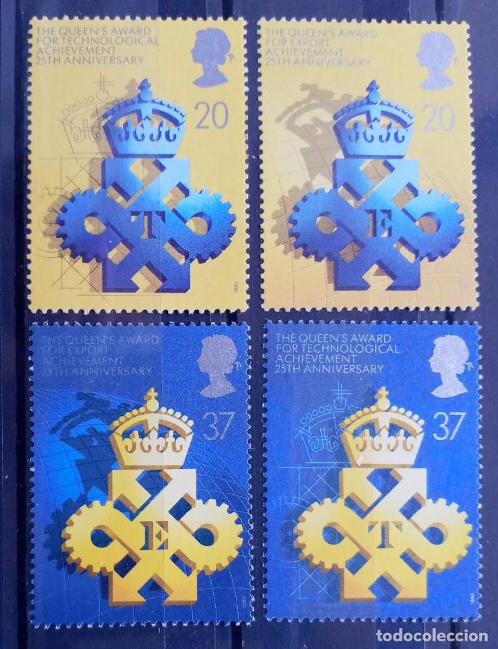 Sellos: INGLATERRA - IVERT 1460/63 NUEVOS ** - EXPORTACION Y PROGRESO - Foto 1