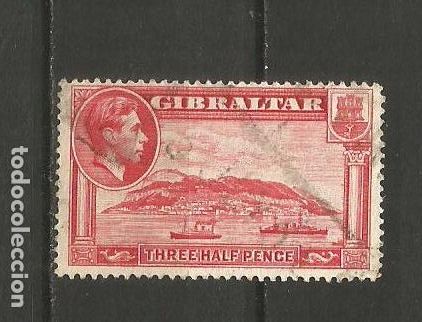 Sellos: GIBRALTAR YVERT NUM. 107 A USADO - Foto 1