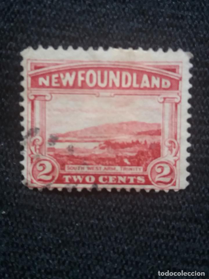 Sellos: GRAN BRETA&Ntilde;A, NEWFOUNDLAND 2 CENT, TRINITY, 1923. - Foto 1
