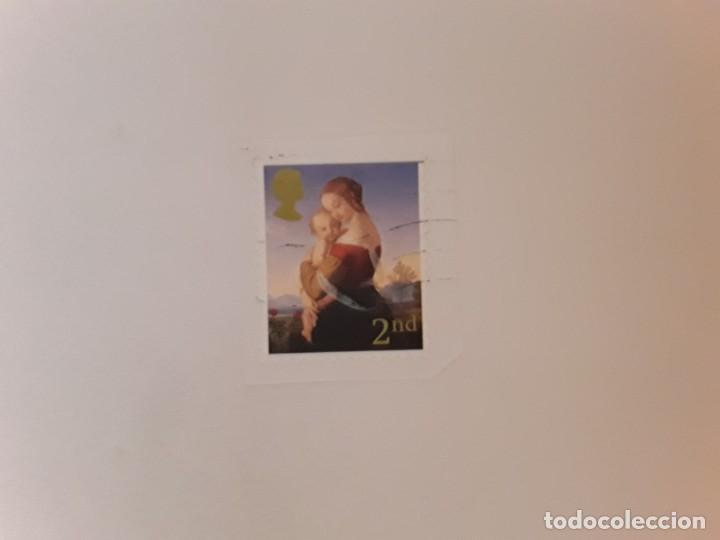 Sellos: INGLATERRA SELLO USADO CON PAPEL - Foto 1