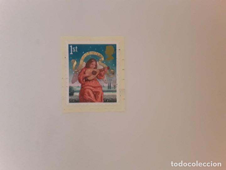 Sellos: INGLATERRA SELLO USADO CON PAPEL - Foto 1