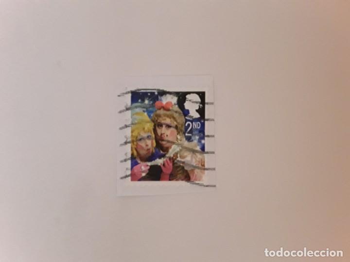 Sellos: INGLATERRA SELLO USADO CON PAPEL - Foto 1