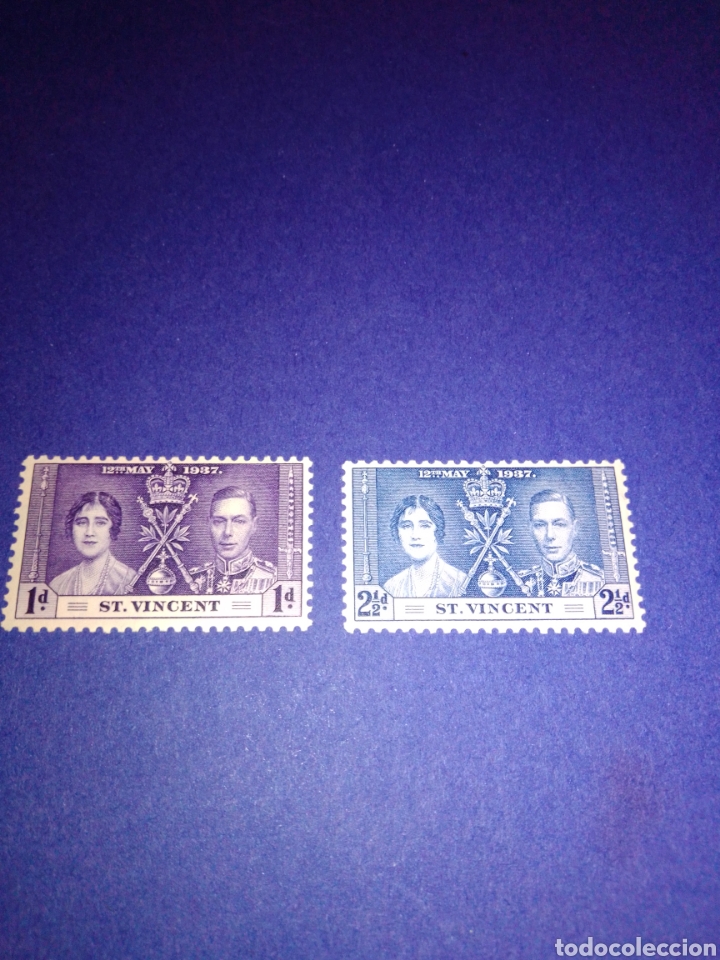 Sellos: Coronaci&oacute;n Jorge VI San Vicente