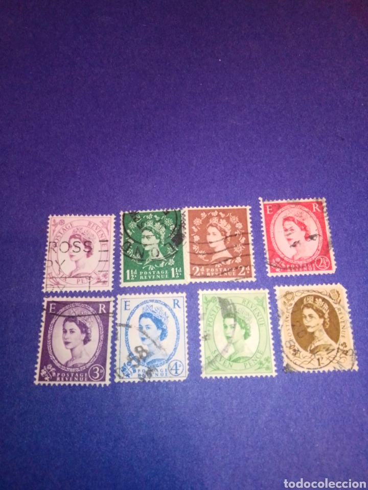 Sellos: Lote Gran Breta&ntilde;a Isabel II - Foto 1