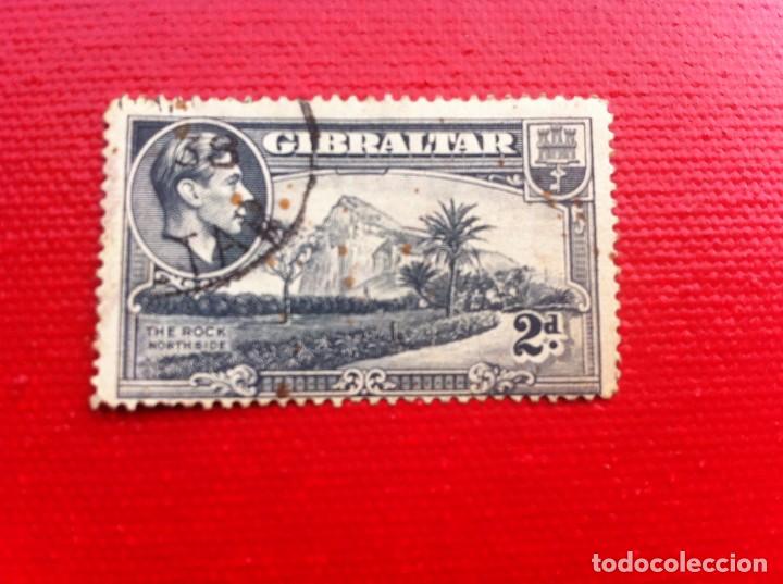 Sellos: SEELO USADO. GIBRALTAR. 2d - Foto 1
