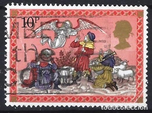 Selos: GRAN BRETA&Ntilde;A 1979 - NAVIDAD, LA ANUNCIACI&Oacute;N A LOS PASTORES - USADO