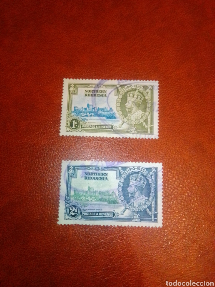 Sellos: Jubileo 1935 Jorge V Rhodesia del Norte