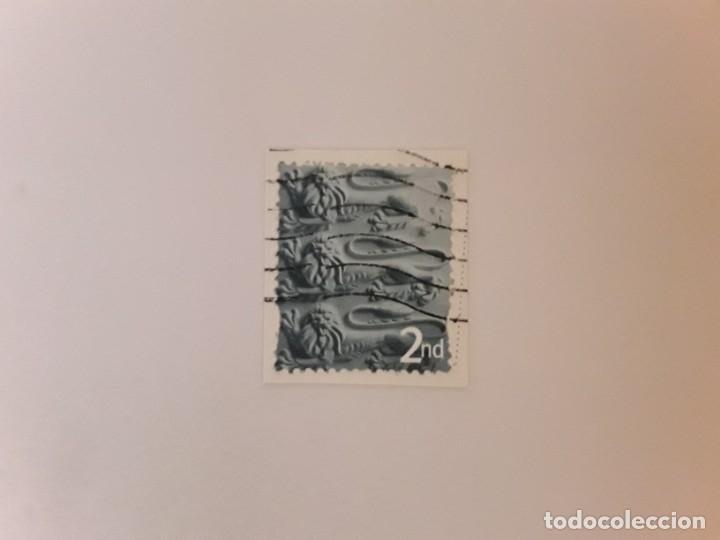 Sellos: INGLATERRA SELLO USADO CON PAPEL - Foto 1